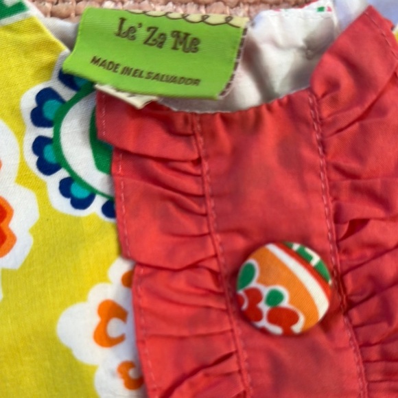 Colorful Paisley Kids Dress - Picture 6 of 7